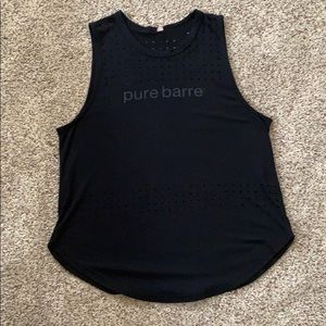 Pure Barre black workout tank. Size S